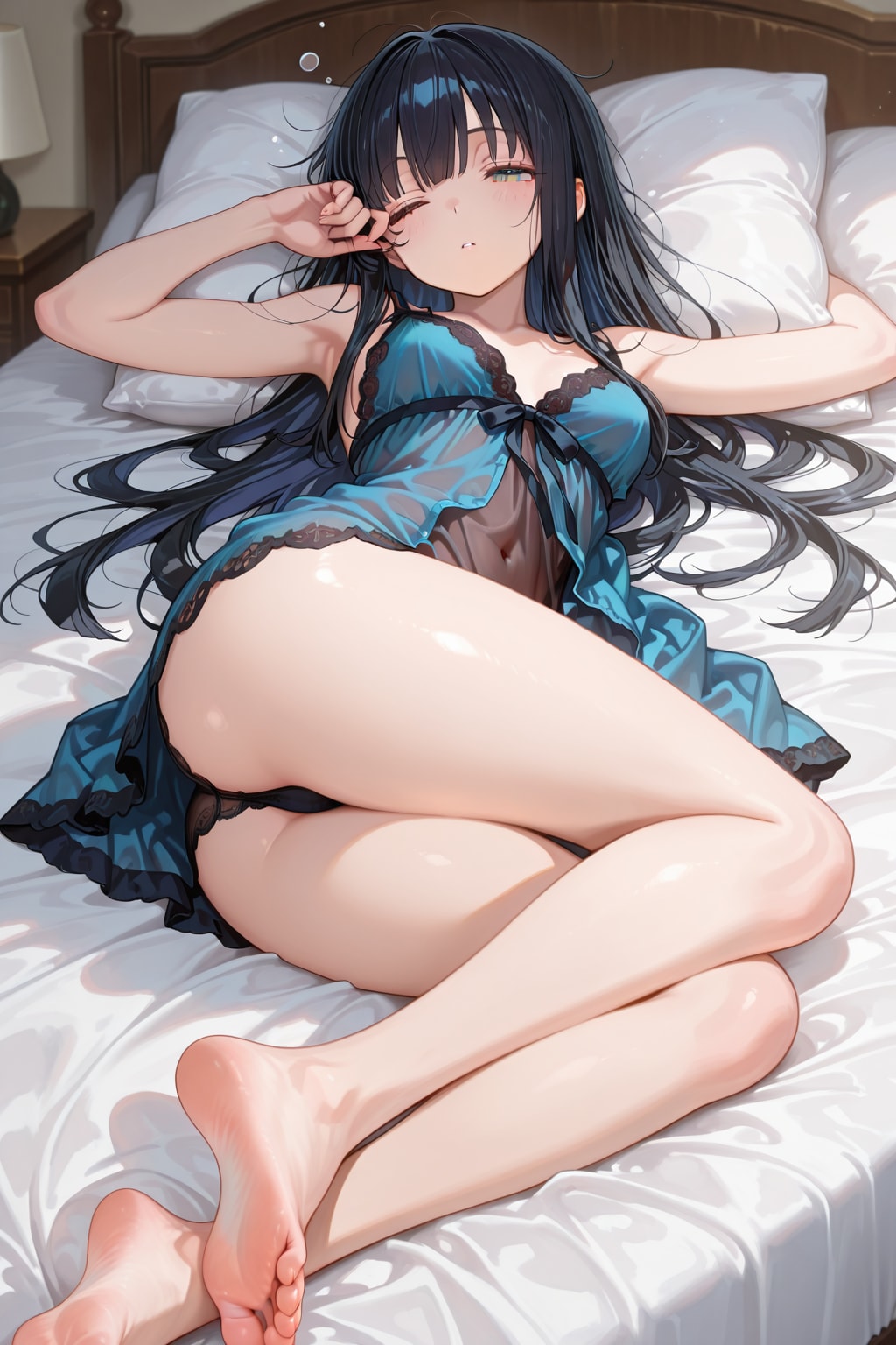 寝起き