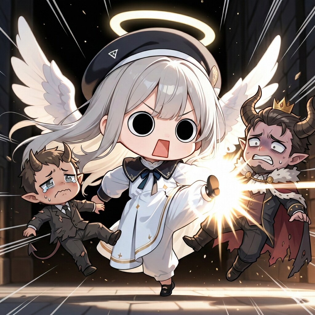 悪魔も魔王もやってしまいよった天使えらいこっちゃ嬢