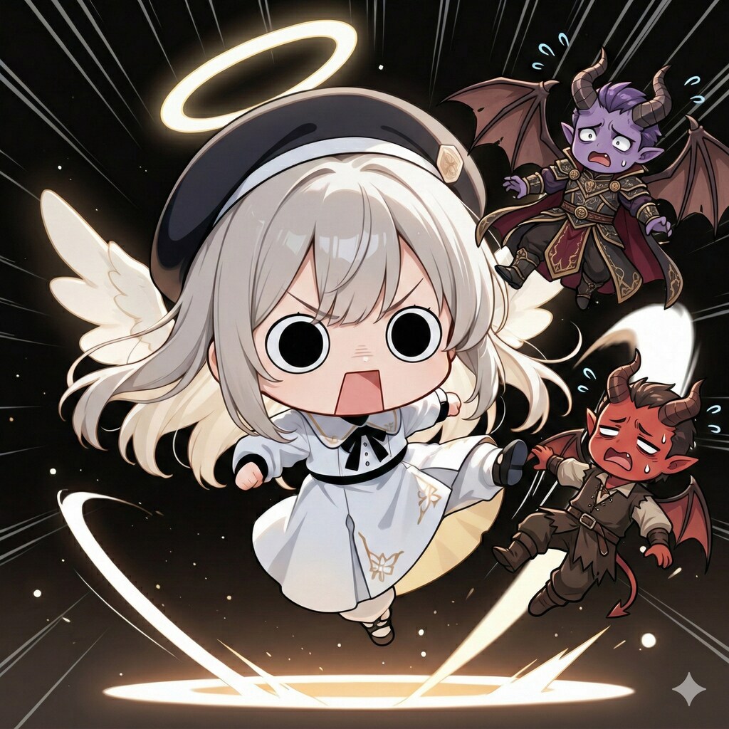 悪魔も魔王もやってしまいよった天使えらいこっちゃ嬢