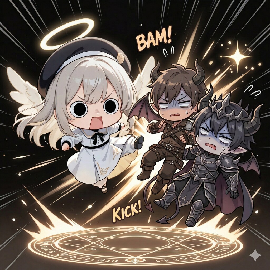 悪魔も魔王もやってしまいよった天使えらいこっちゃ嬢