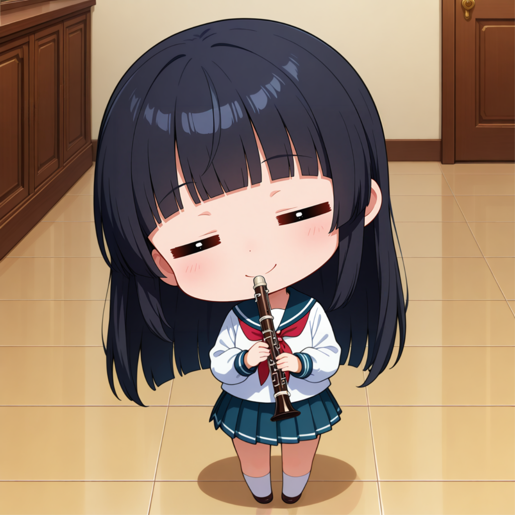 吹奏楽部練習中