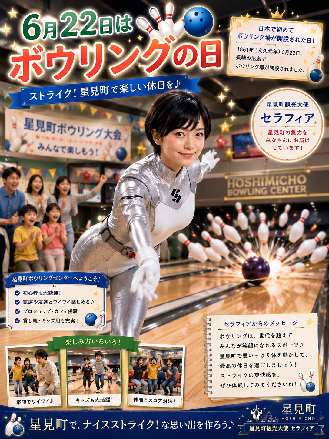 ６月２２日は、ボーリングの日