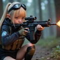 人族の支援を受けるエルフ軍の少女たち③「敵を倒しても倒しても…、いったいいつまで戦い続ければいいの…」 2枚目