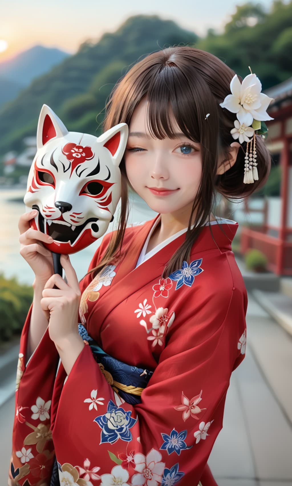 お面