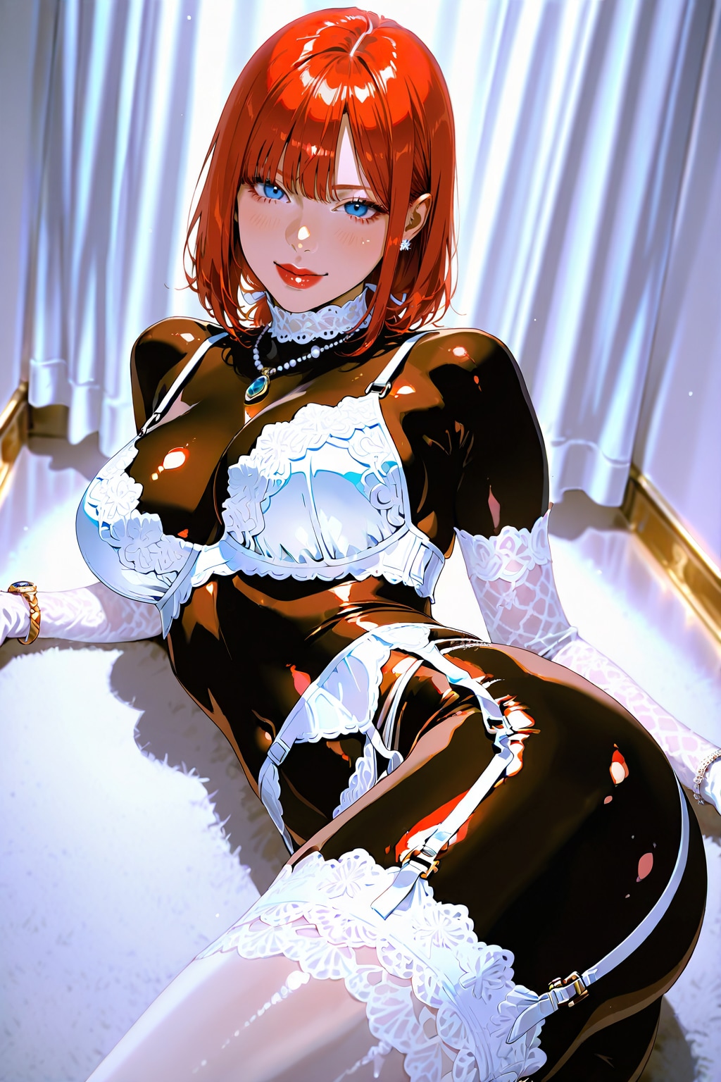 ボディストランジェリー黒白