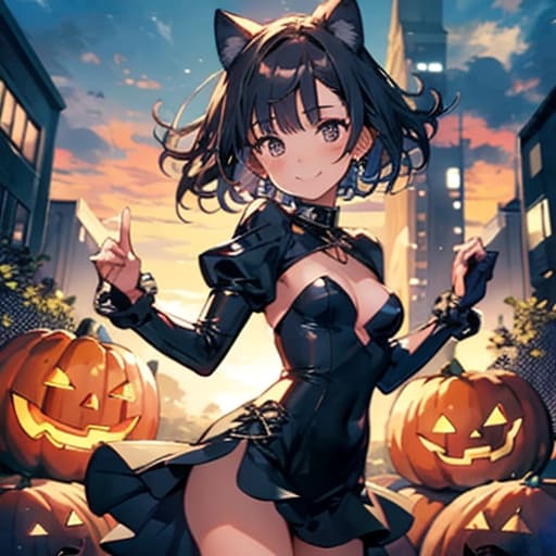 TOPAZでハロウィンメグさん？