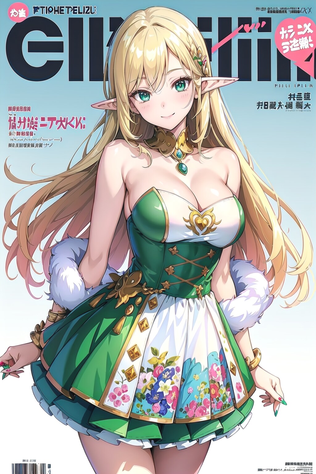 雑誌の表紙チャレンジ企画作品です
