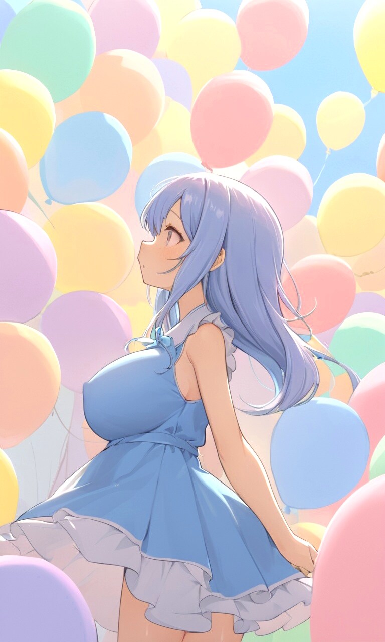 風船と一緒に遠くへ行きたい