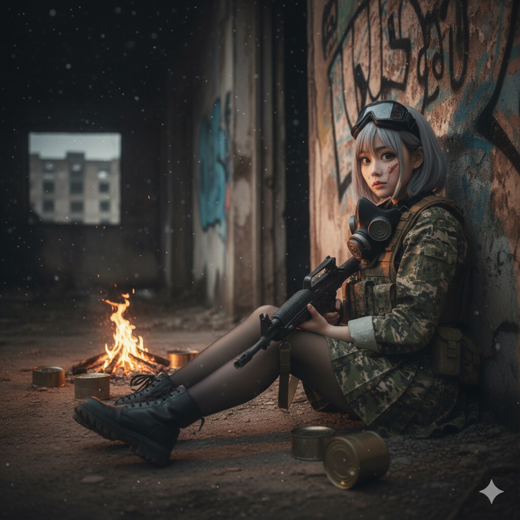 戦場の女性戦士