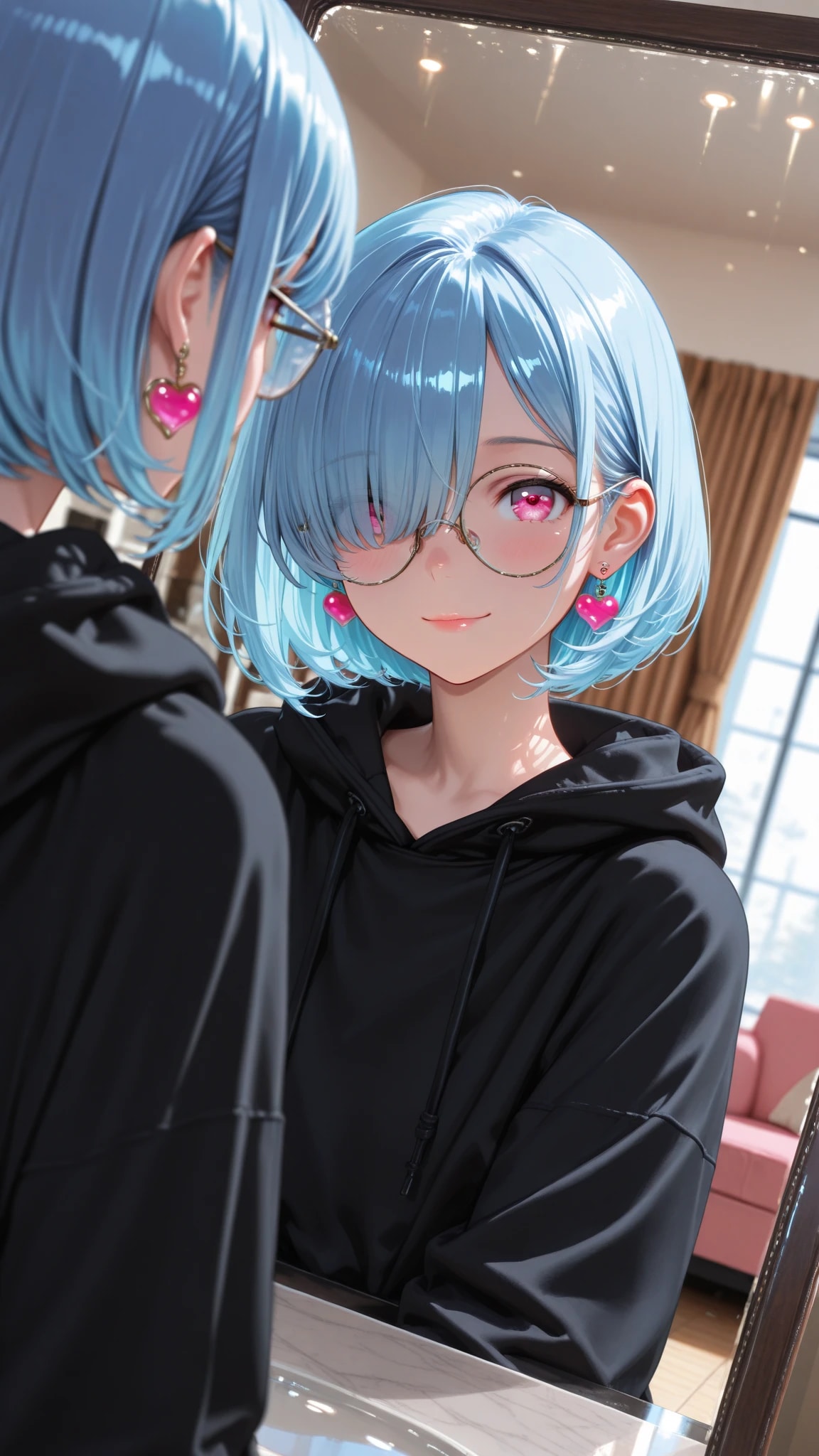 鏡 | の人気AIイラスト・グラビア