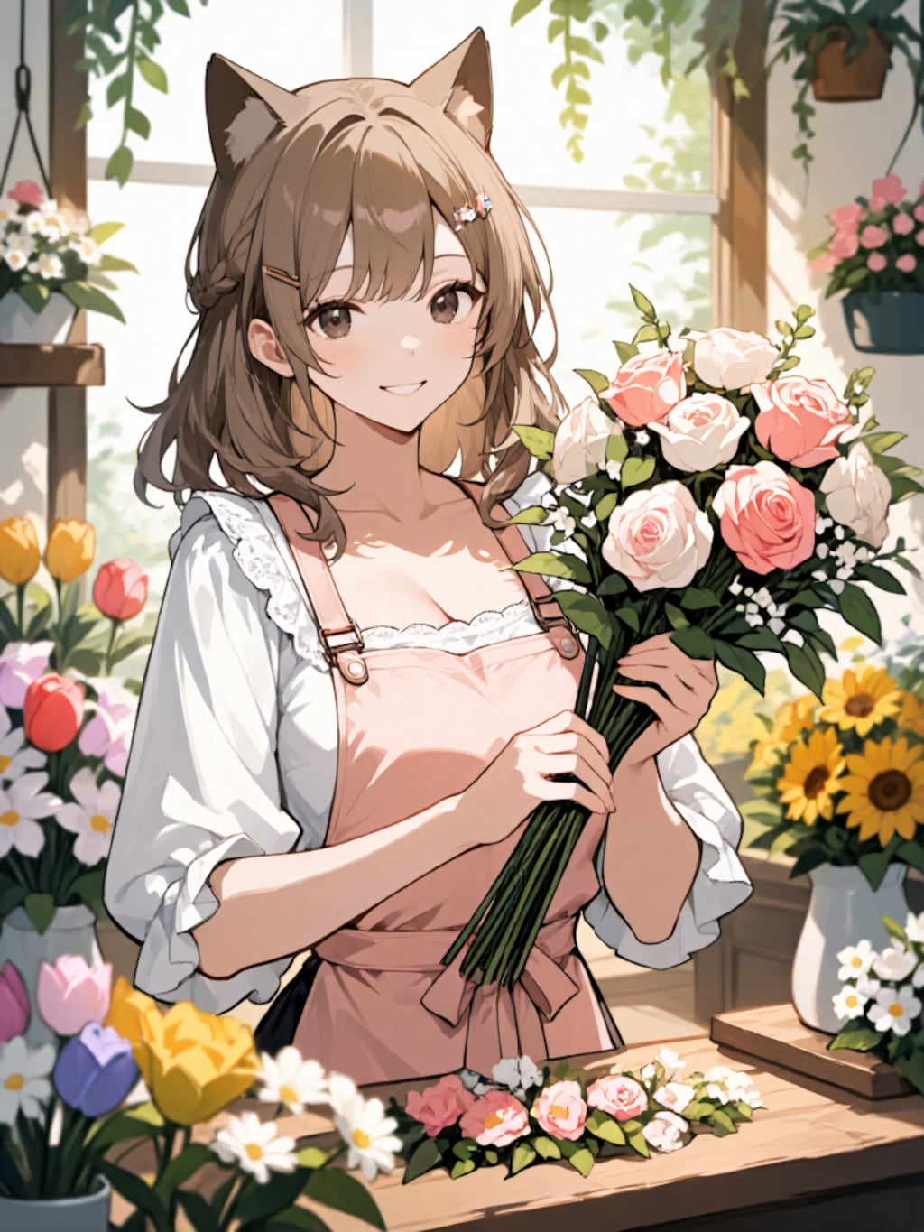 猫のお花屋さん