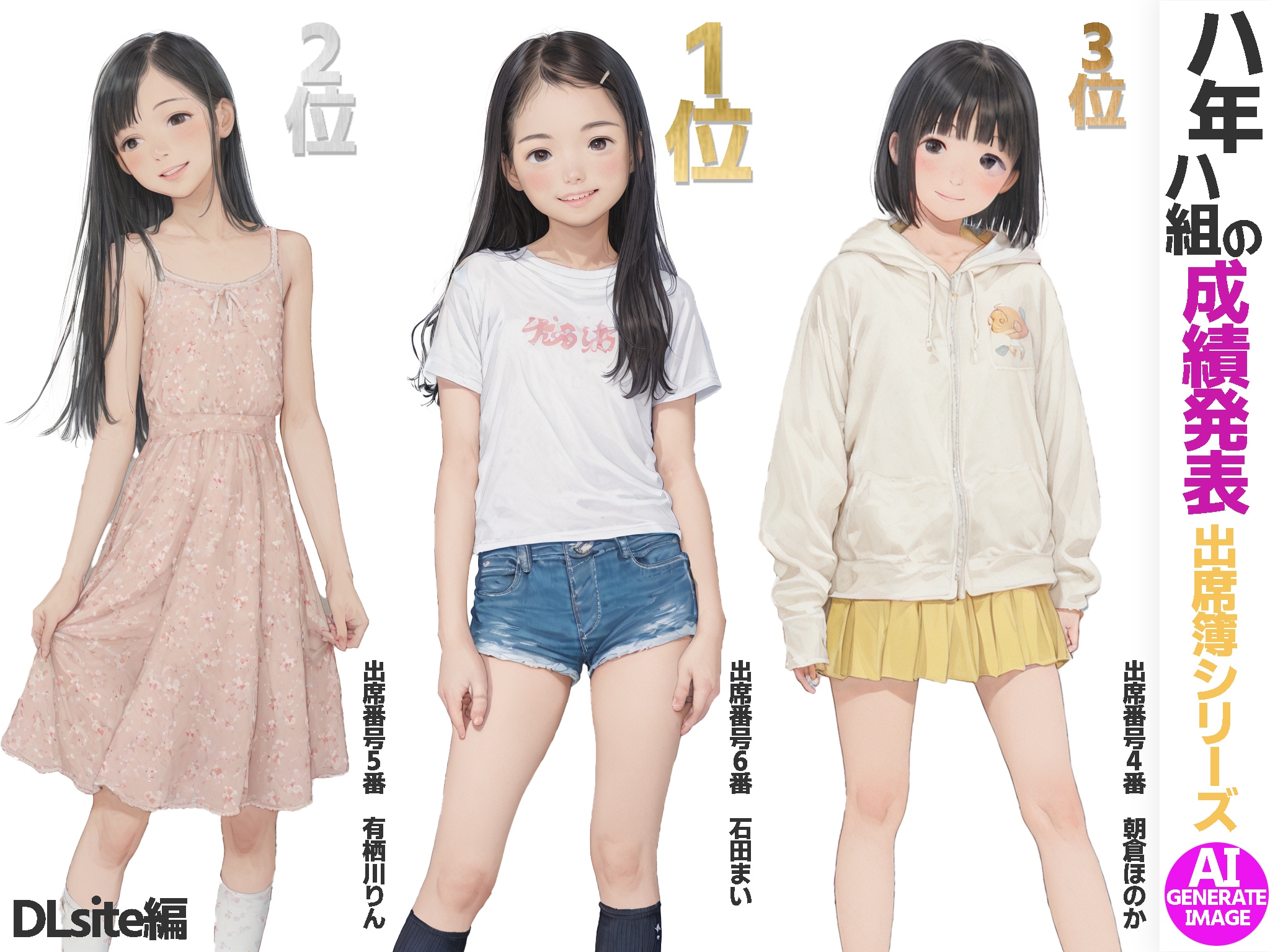 八組の推し | の人気AIイラスト・グラビア