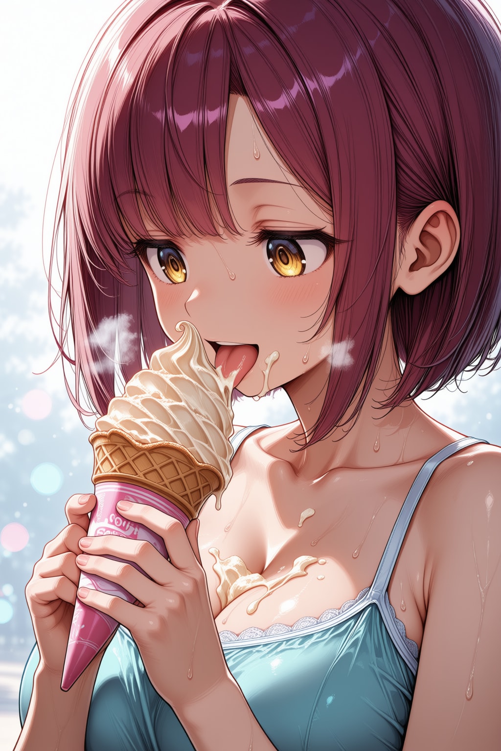 暑いですね～…