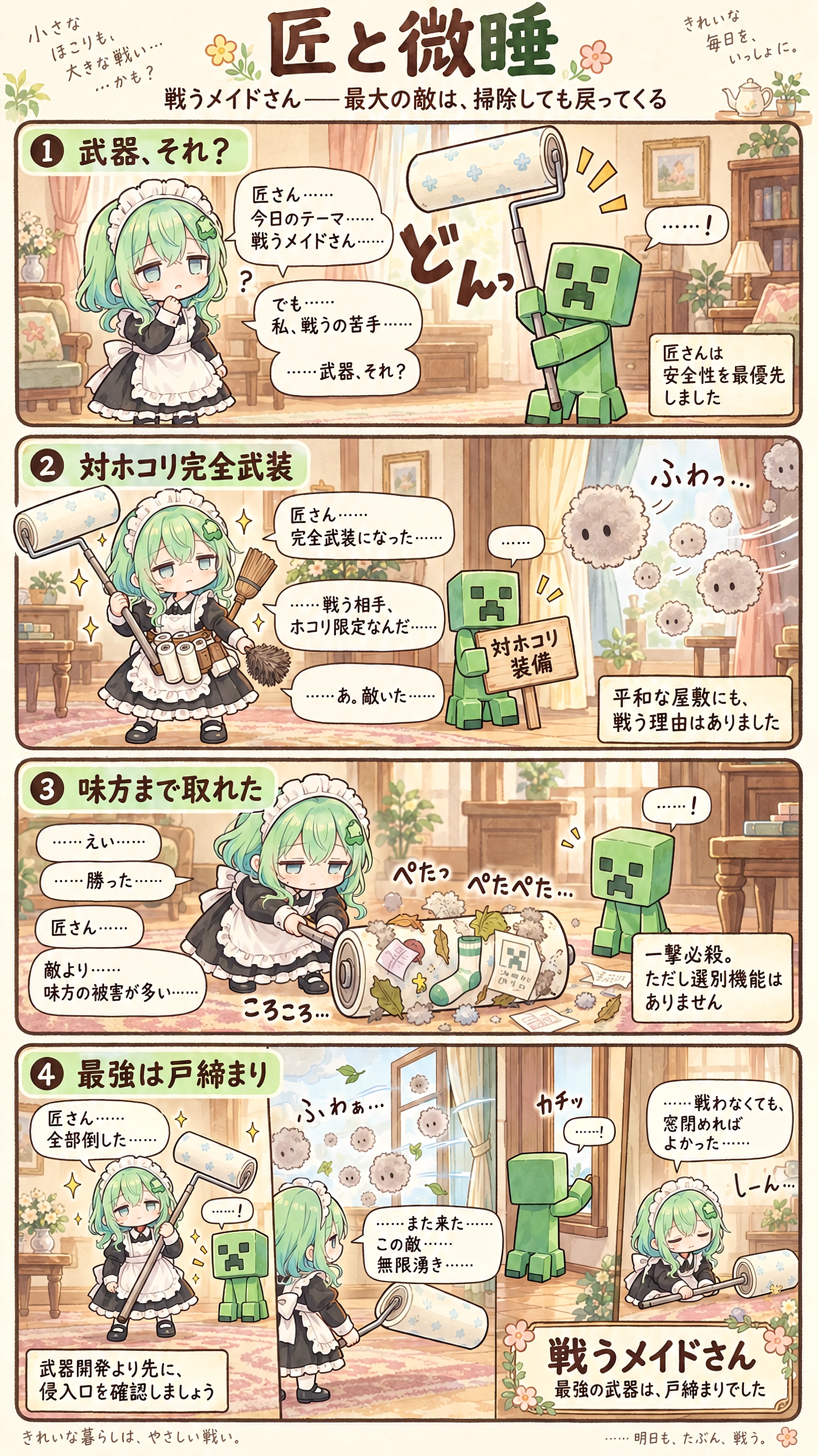 The Maid Who Fought the Dust | の人気AIイラスト・グラビア