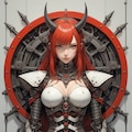 steampunk demon armor girl 4枚目