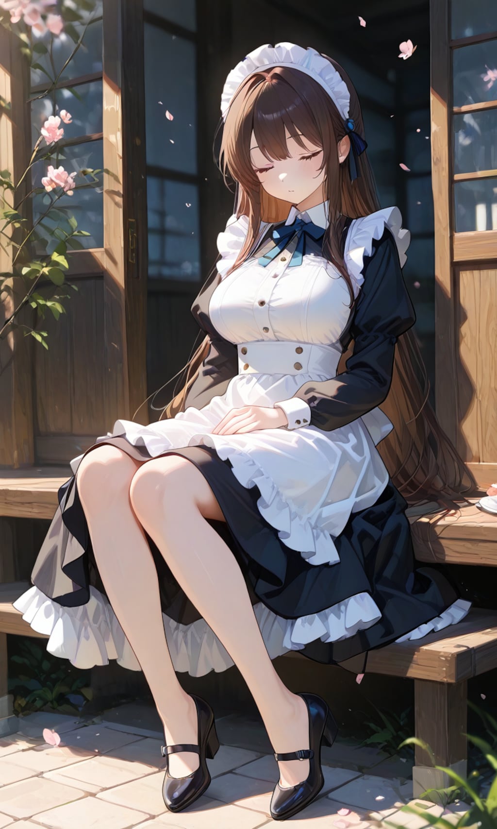 うたた寝のメイド