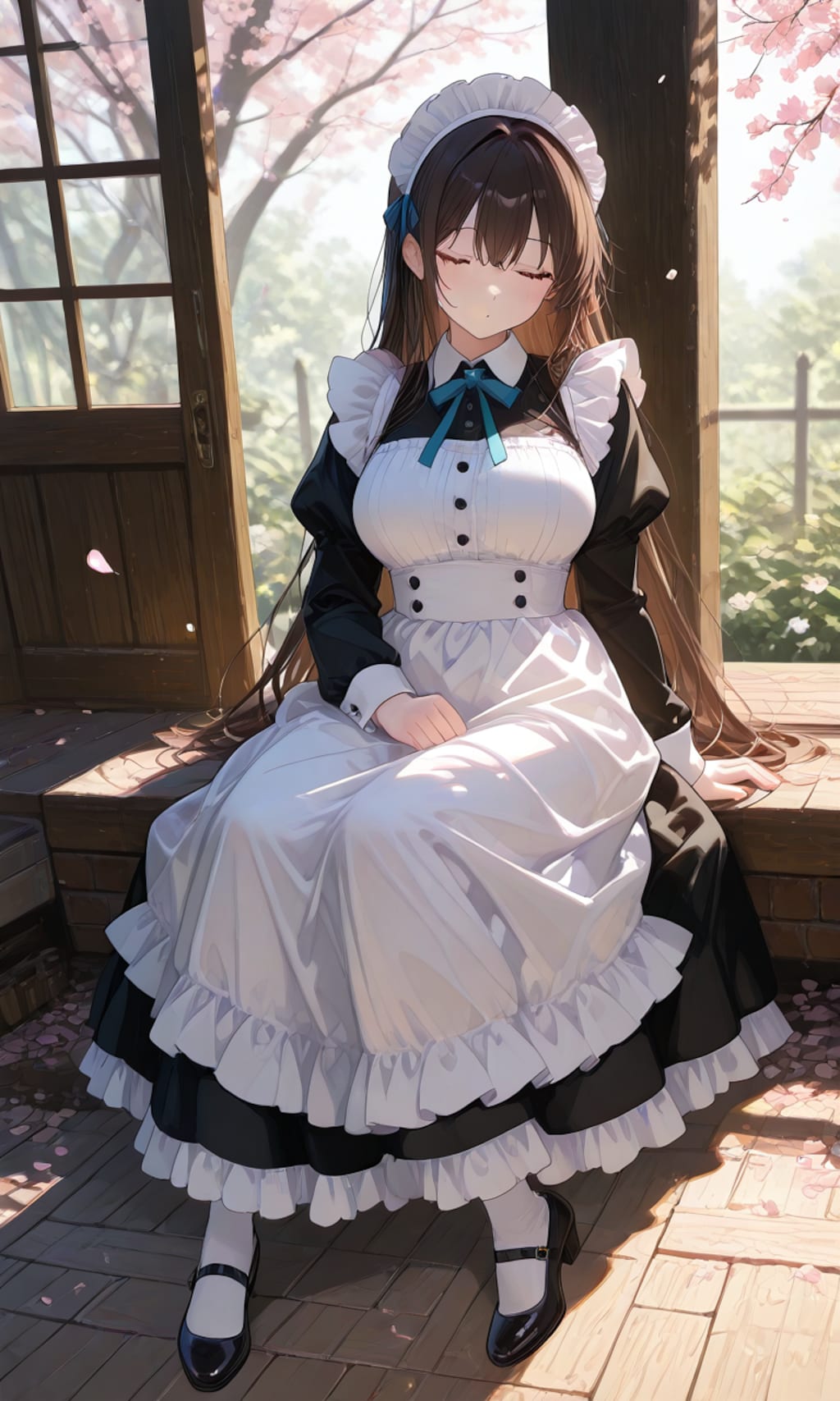 うたた寝のメイド