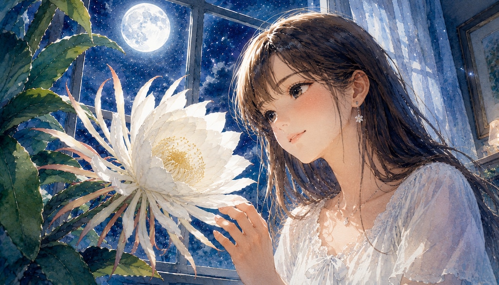 誕生花　0719 月下美人