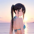 彼女と海 11枚目