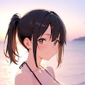 彼女と海 7枚目