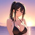 彼女と海 5枚目