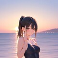 彼女と海 9枚目