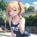 スク水の女の子(高画質版) 2枚目