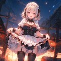 廃墟とメイド少女 2枚目