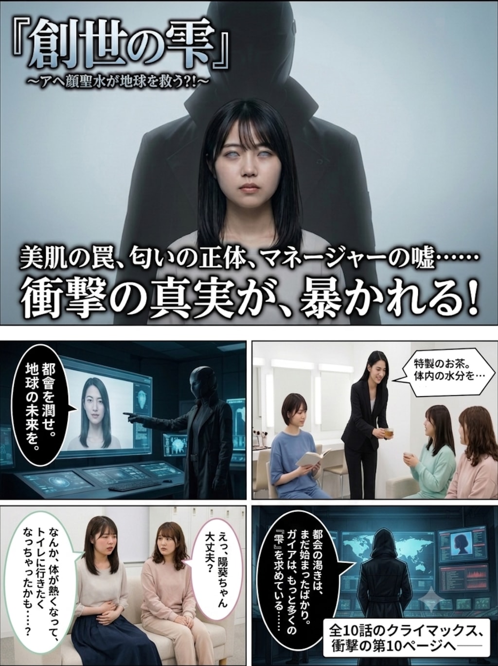 フォトコミック風なPuni-Paletteの3人