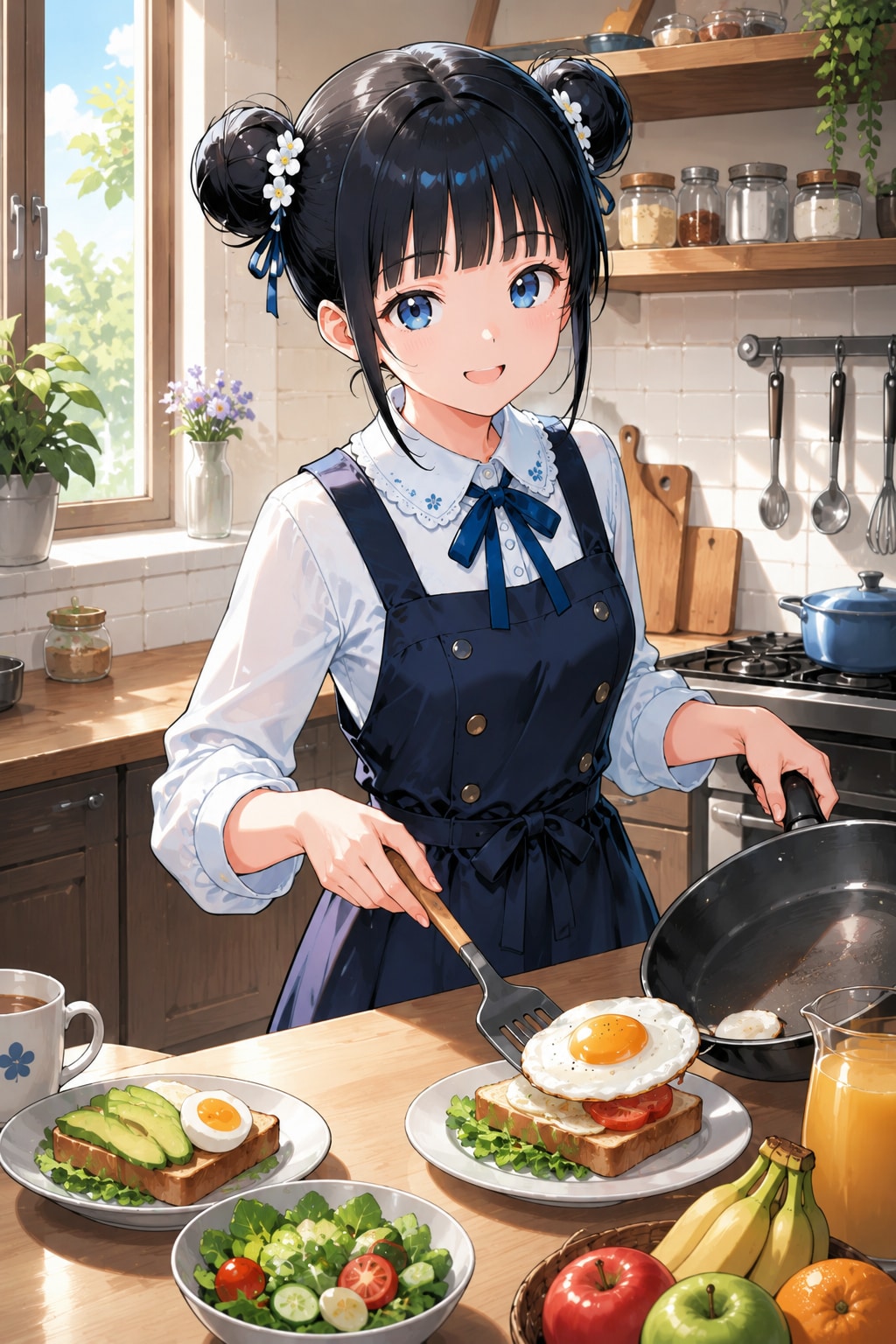おだんごちゃん🍡✨と朝ごはん🍚✨　7/9