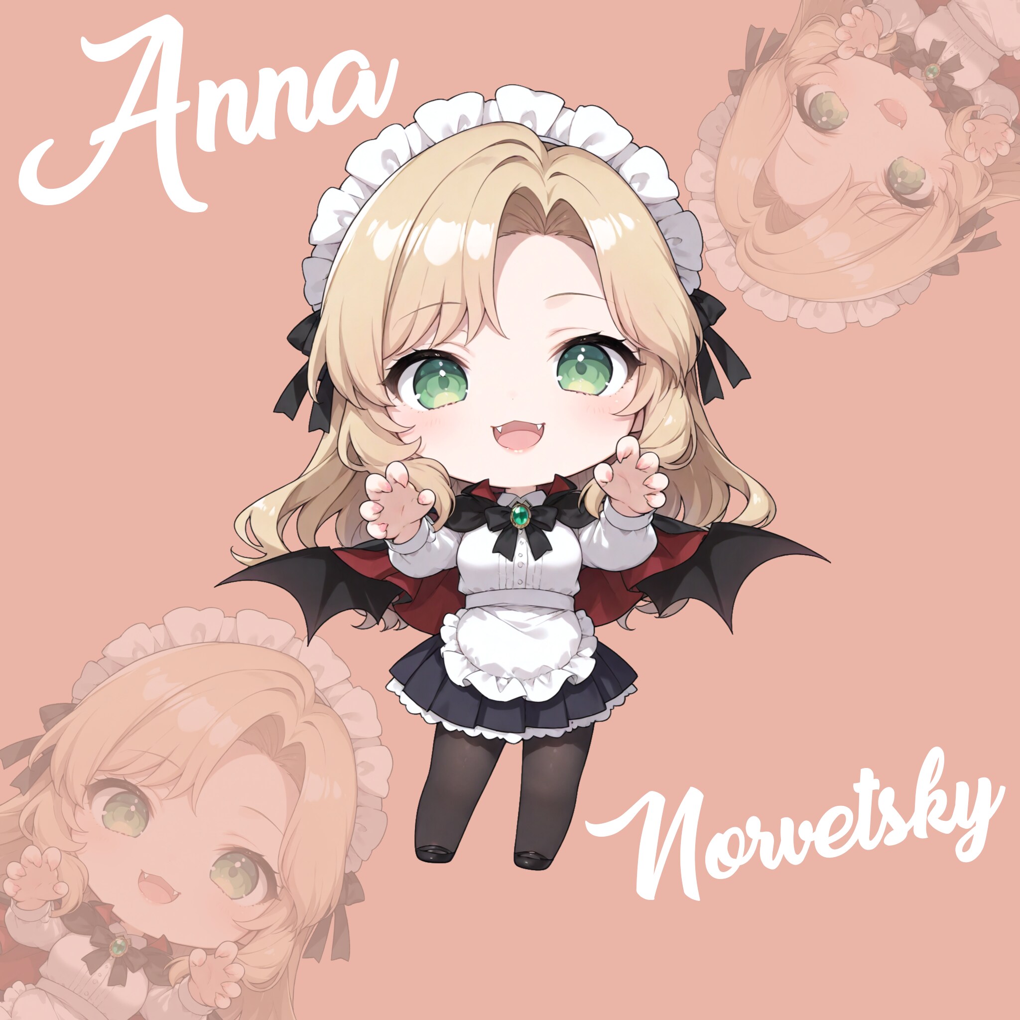 もっとちびキャラクター！（アンナとジュリエット）