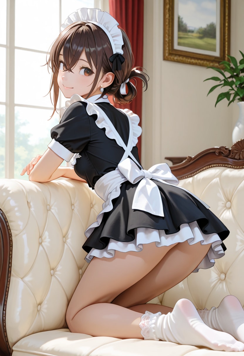 歩美 Maid Costumes (15) | の人気AIイラスト・グラビア