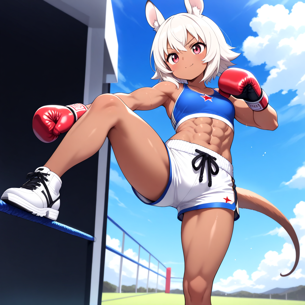 オーストラリアで見かけたカンガルーさん。