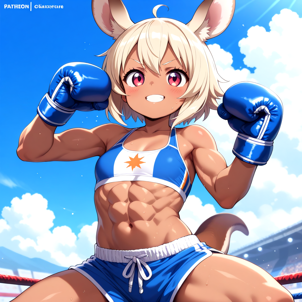 オーストラリアで見かけたカンガルーさん。