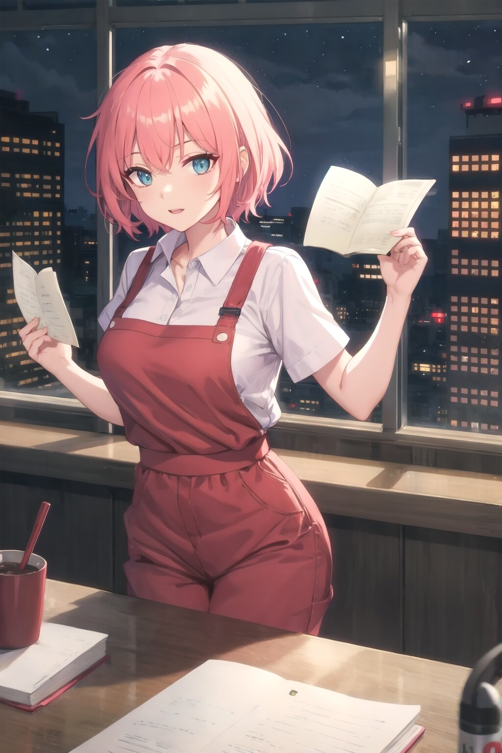 深夜勤務 | の人気AIイラスト・グラビア