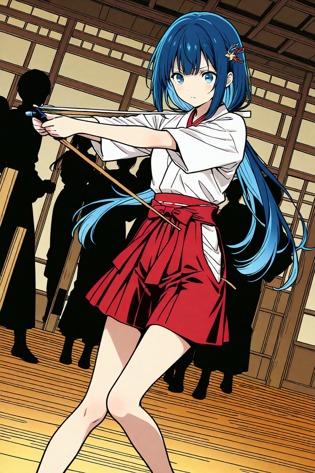 弓道✖️ どうみてもお盆の神社のバイトです | の人気AIイラスト・グラビア