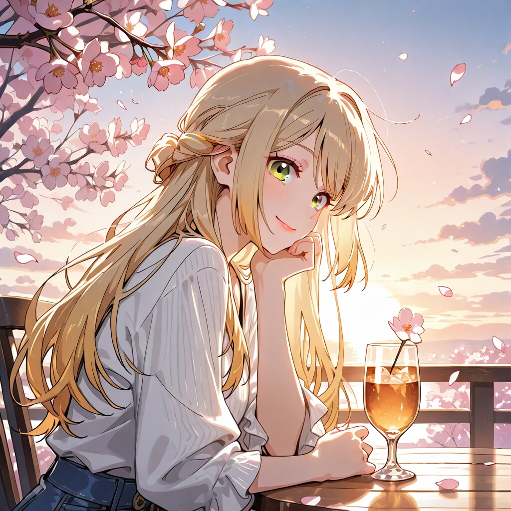 桜と凪咲さん
