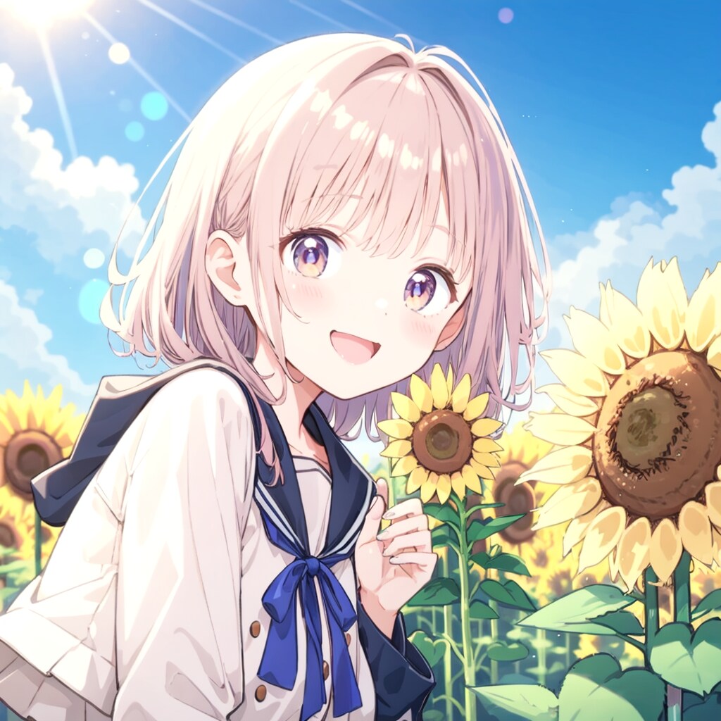 AQUAでひまわり