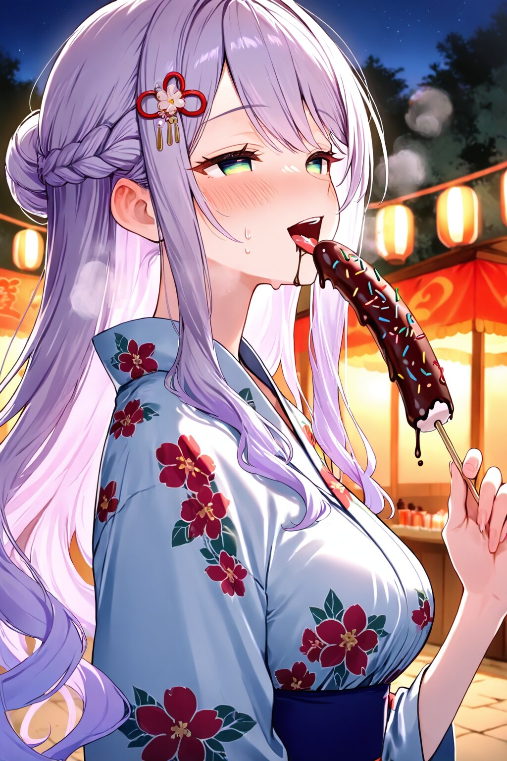 チョコバナナ…おいひいれふ