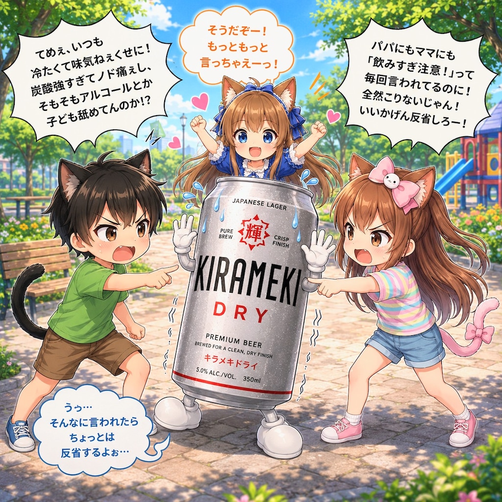 モコちゃん達と喧嘩しました