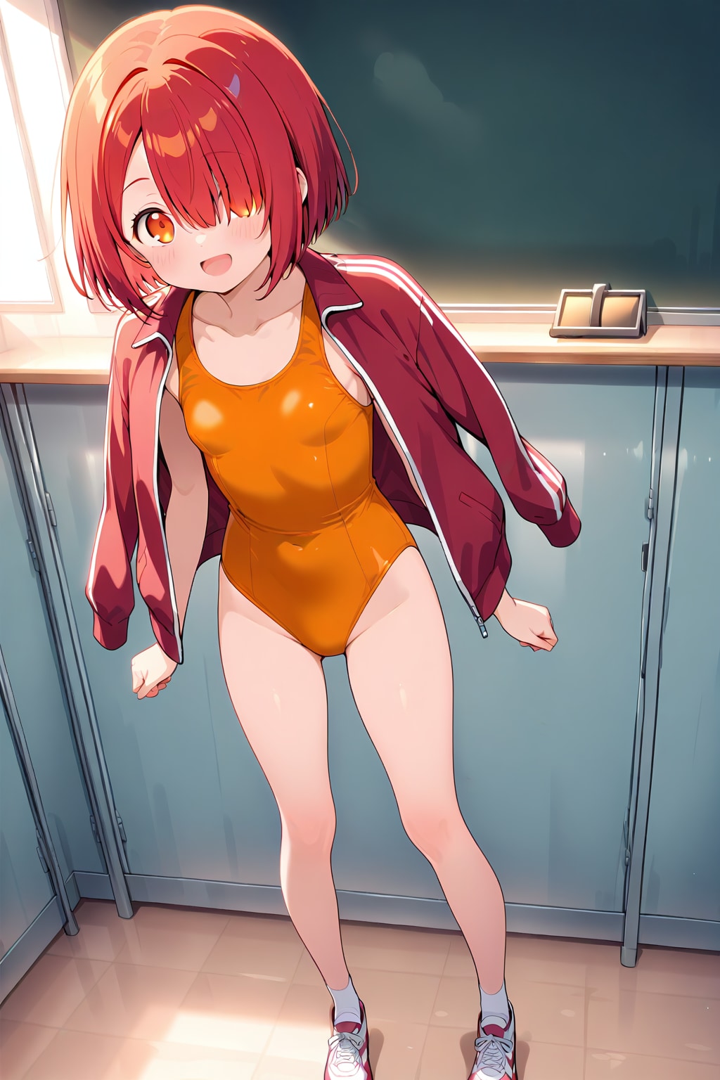 ジャージ+レオタード