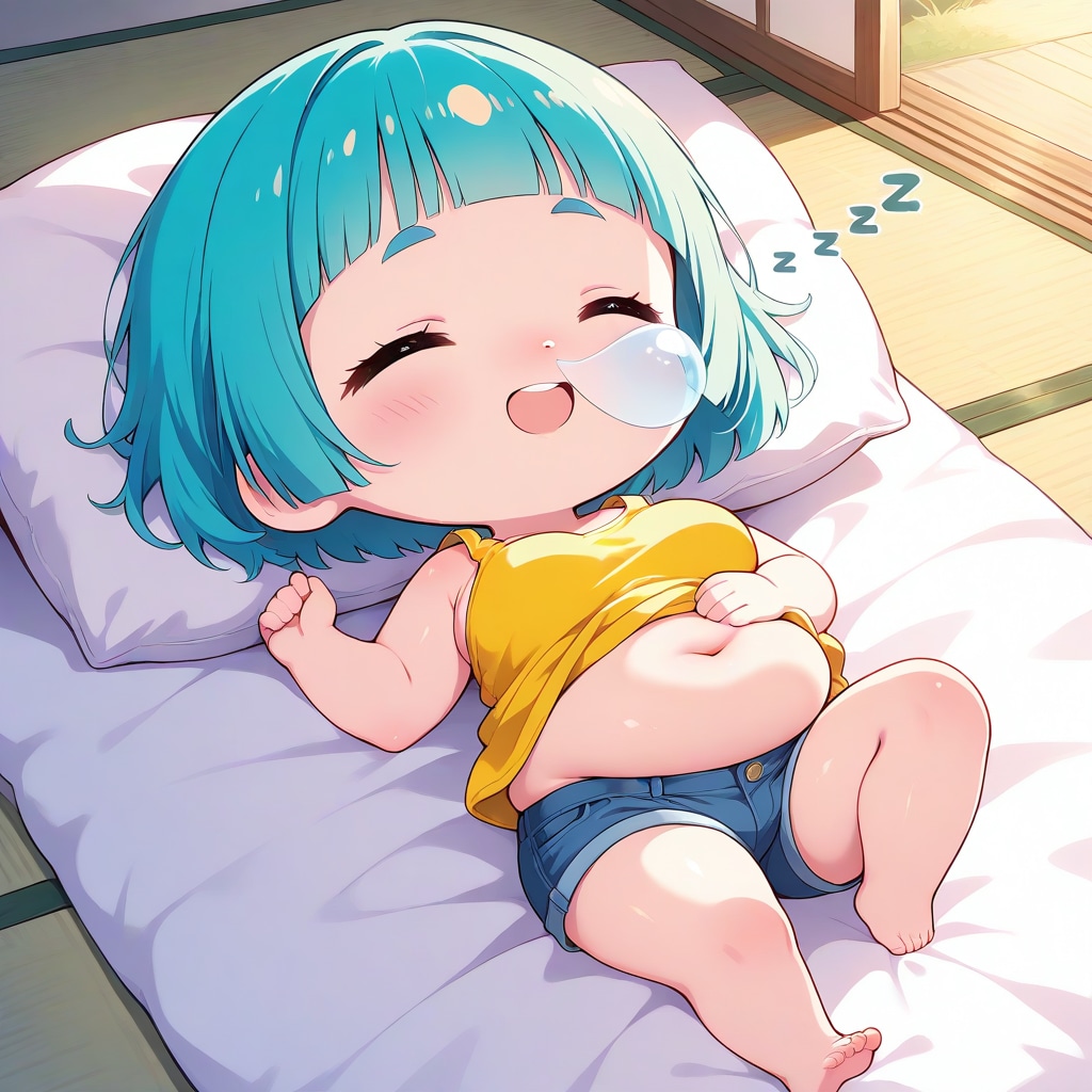 爆睡めぐちゃん