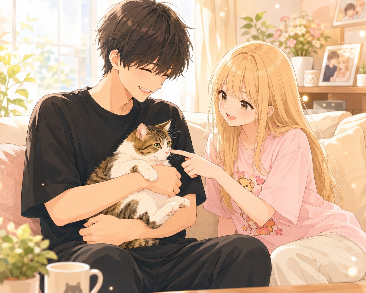 兄妹と猫☆