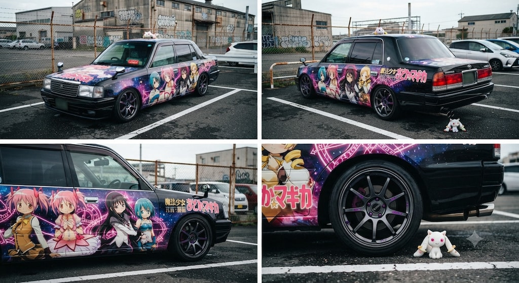 まどマギ痛車コンフォートタクシー