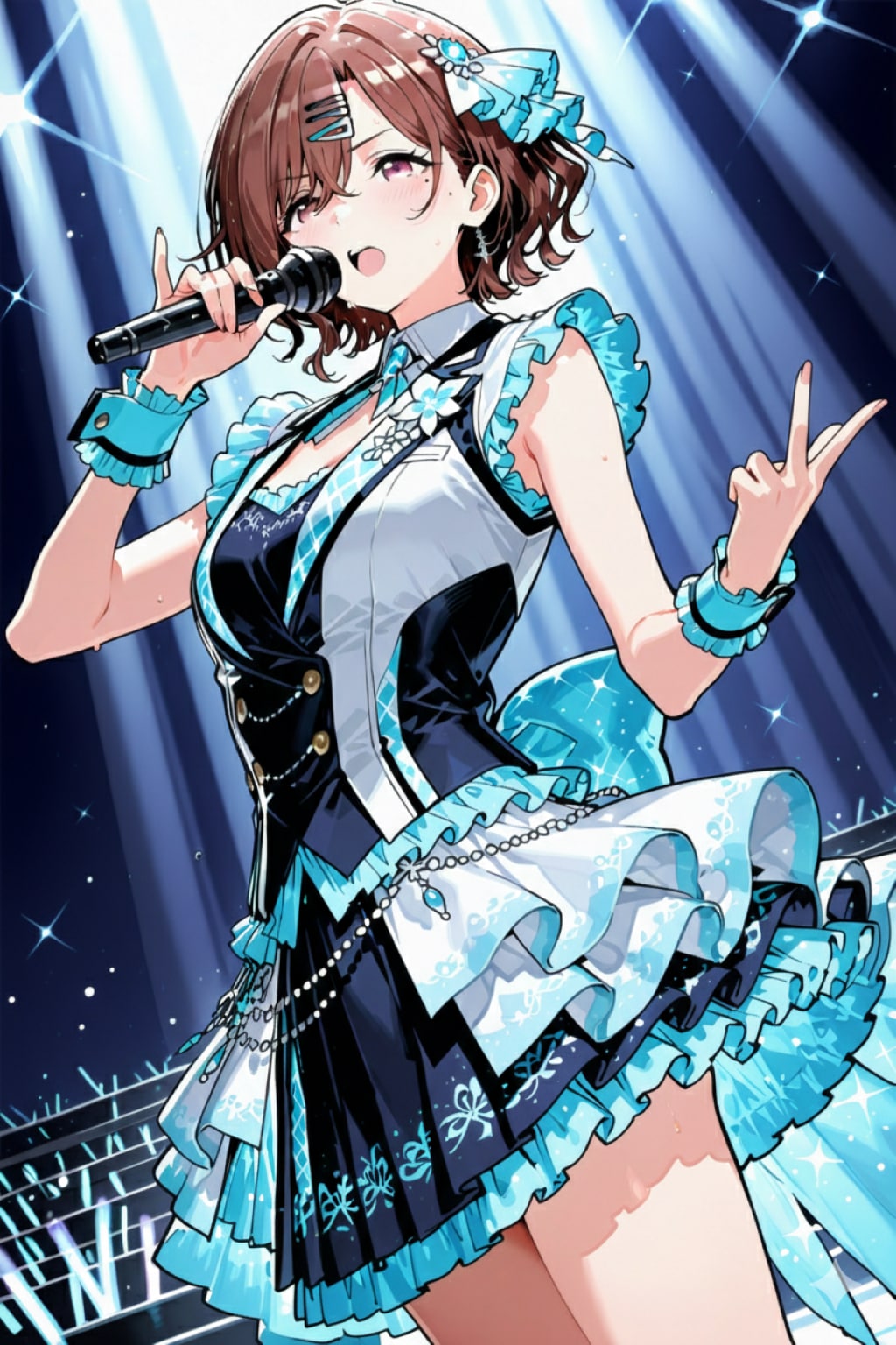 【コンサート】樋口円香　新作衣装　by #PHOENIX DPM++ 2M SDE Karras Ver. | の人気AIイラスト・グラビア