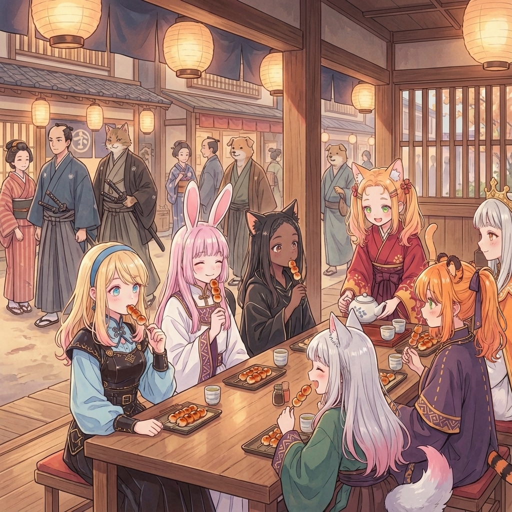 お団子美味しい (冒険の旅 その９)