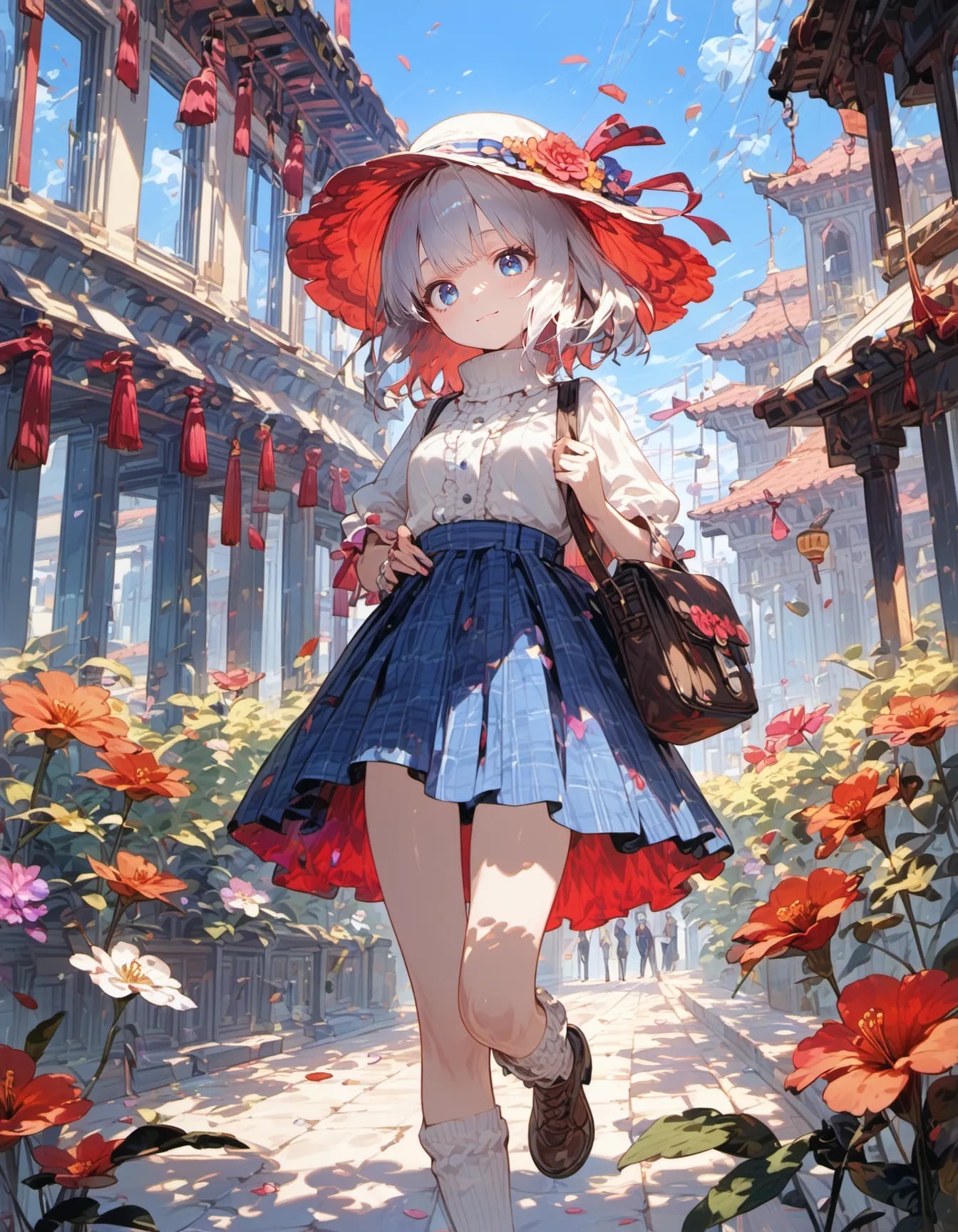 The Flower-Lined Path of Dreams | の人気AIイラスト・グラビア