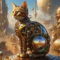 スチームパンク猫 2枚目