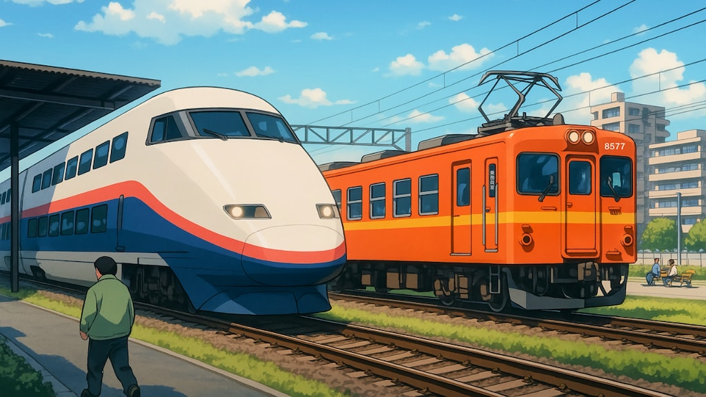 E1系と東武8000系