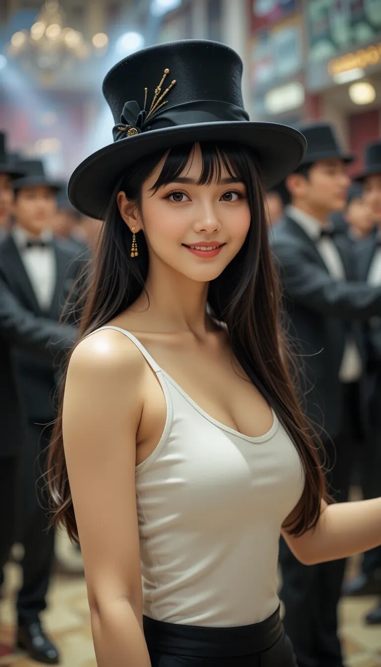 かっこかわいいダンサー白鳥英美梨の飛鳥II公演